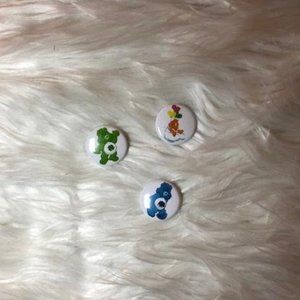 NEW! 3pc Care Bears pins